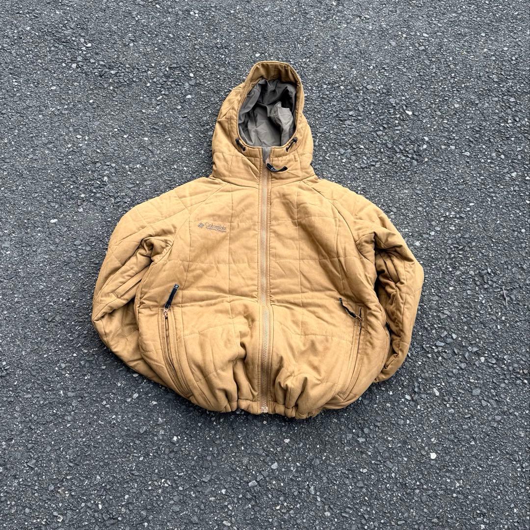 る*ん様 Columbia hooded puffer jacket ベージュ