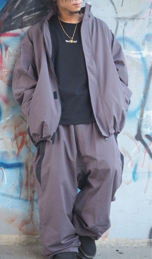 WOLFAI スノーウェア　ボルドーグレー　XL