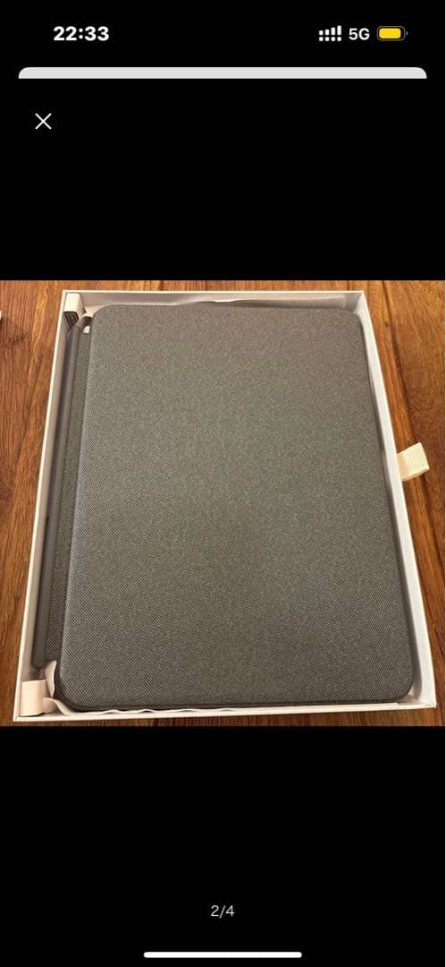 logicool COMBO TOUCH iPad第10世代ケース グレー