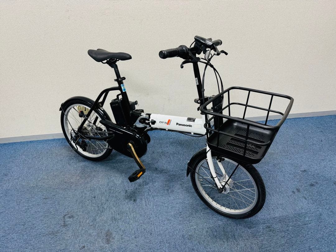 パナソニック オフタイム 折りたたみ 16Ah 電動自転車中古G72G53757