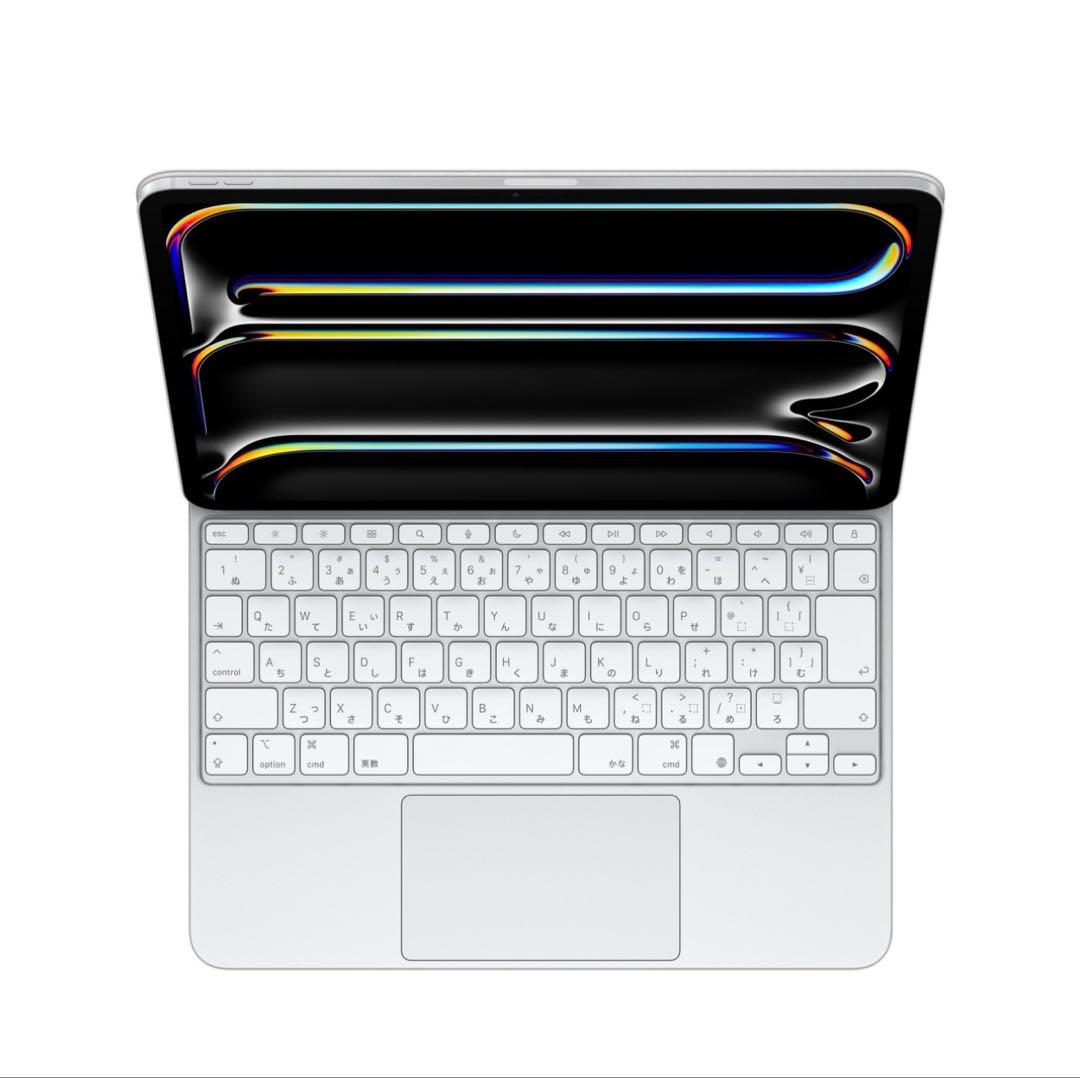 13インチiPad Pro用Magic Keyboard A2974-ホワイト