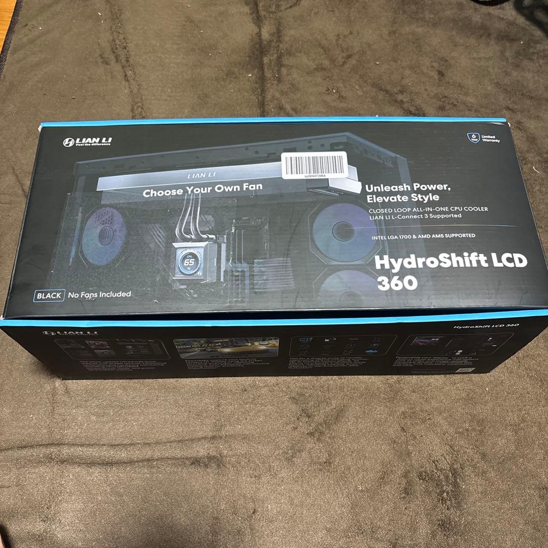 Lian Li HydroShift LCD 360 水冷 NO FAN