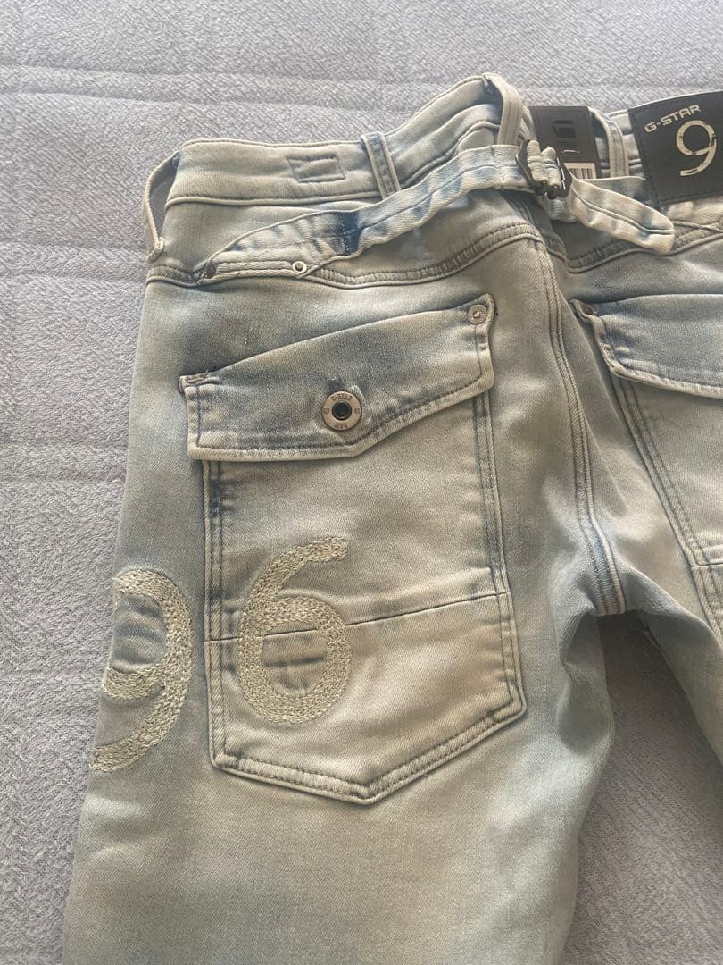 G-STAR 96 RAW ライトブルー スキニーデニム