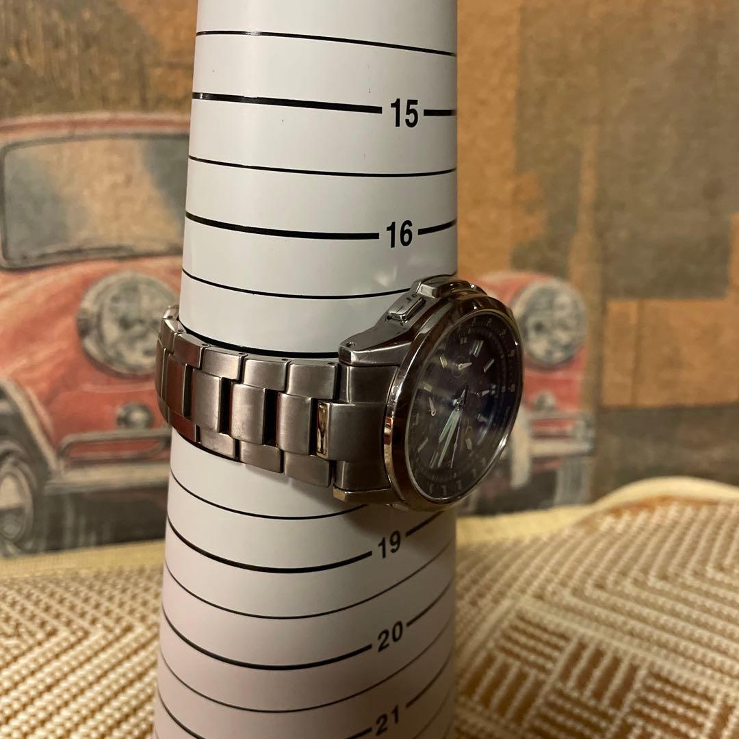 【稼働品】CASIO Oceanus クロノグラフ ソーラー電池