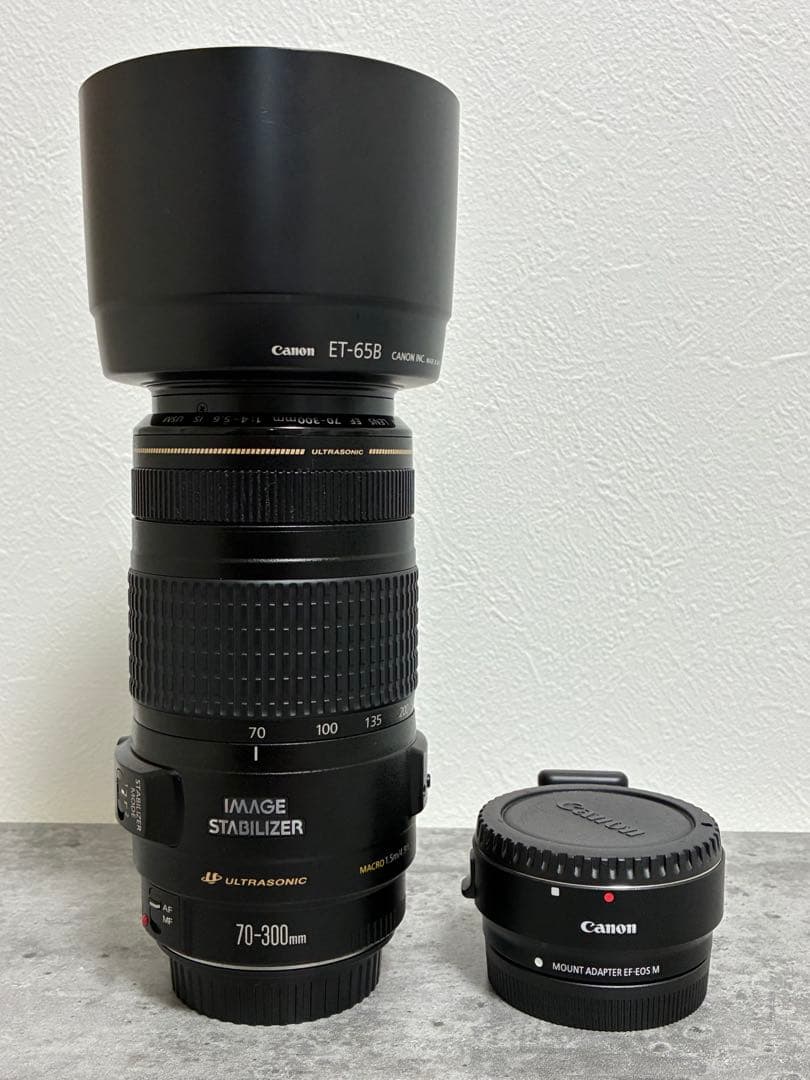 ⭐️美品⭐️Canon EF70-300mm & EF EOS M アダプター