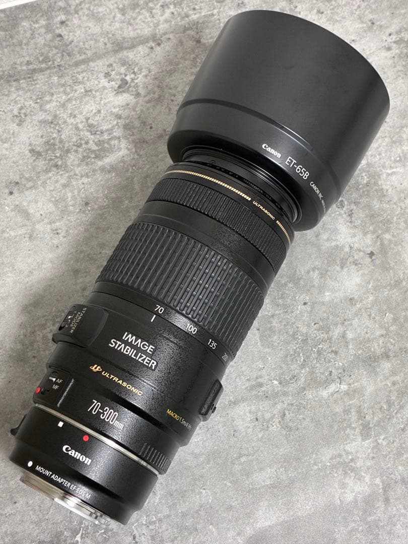 ⭐️美品⭐️Canon EF70-300mm & EF EOS M アダプター