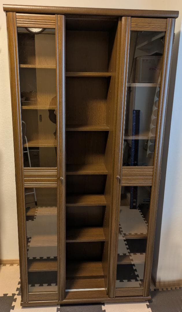 スライド式本棚（★横浜市に取りに来ていただける場合：900円）