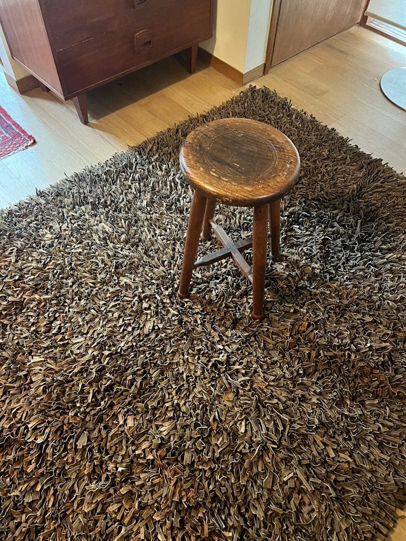 ACTUS スウェードラグ　シャギーラグ　200x135サイズ