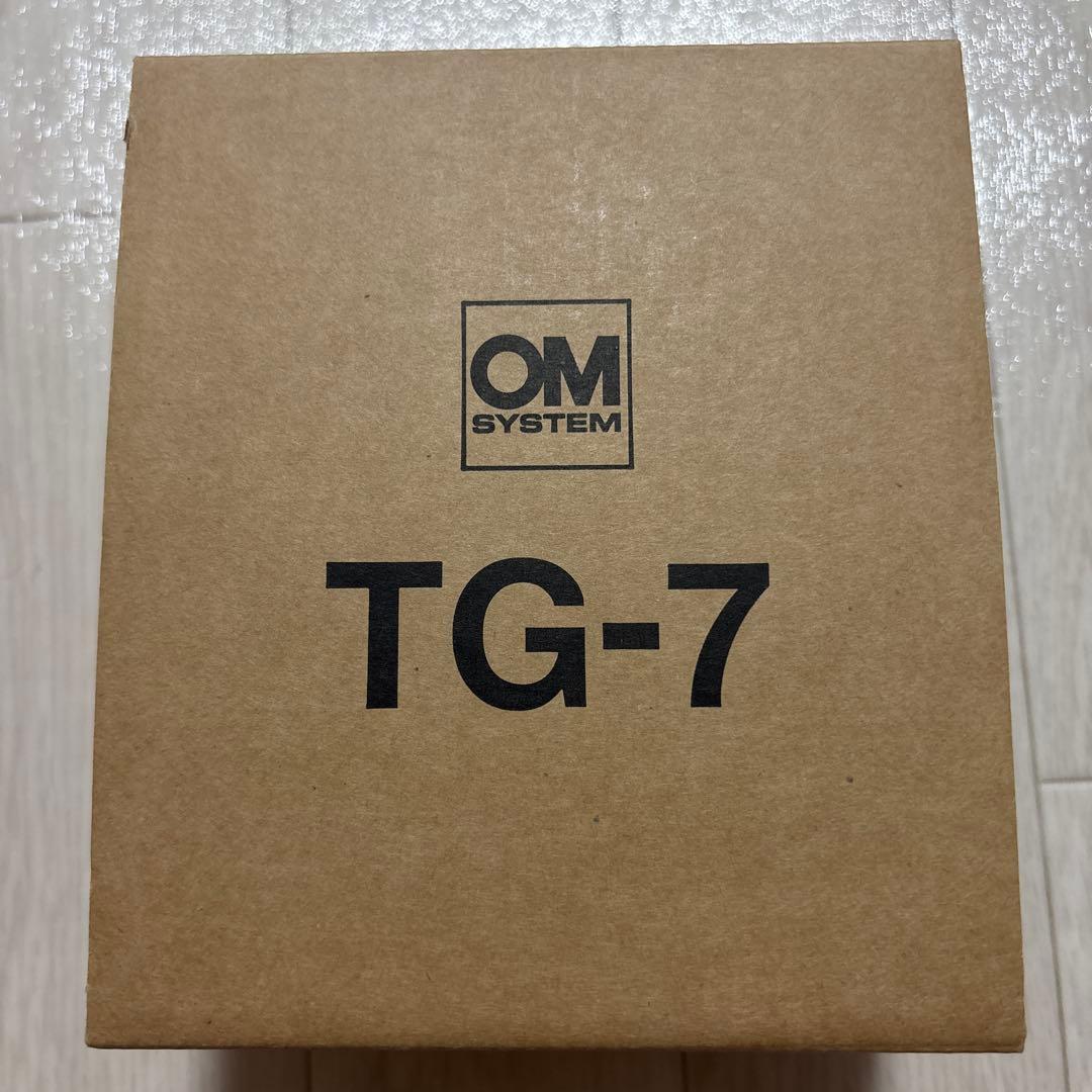 OM SYSTEM TG-7 レッド コンパクトデジタルカメラ　SDカード付き