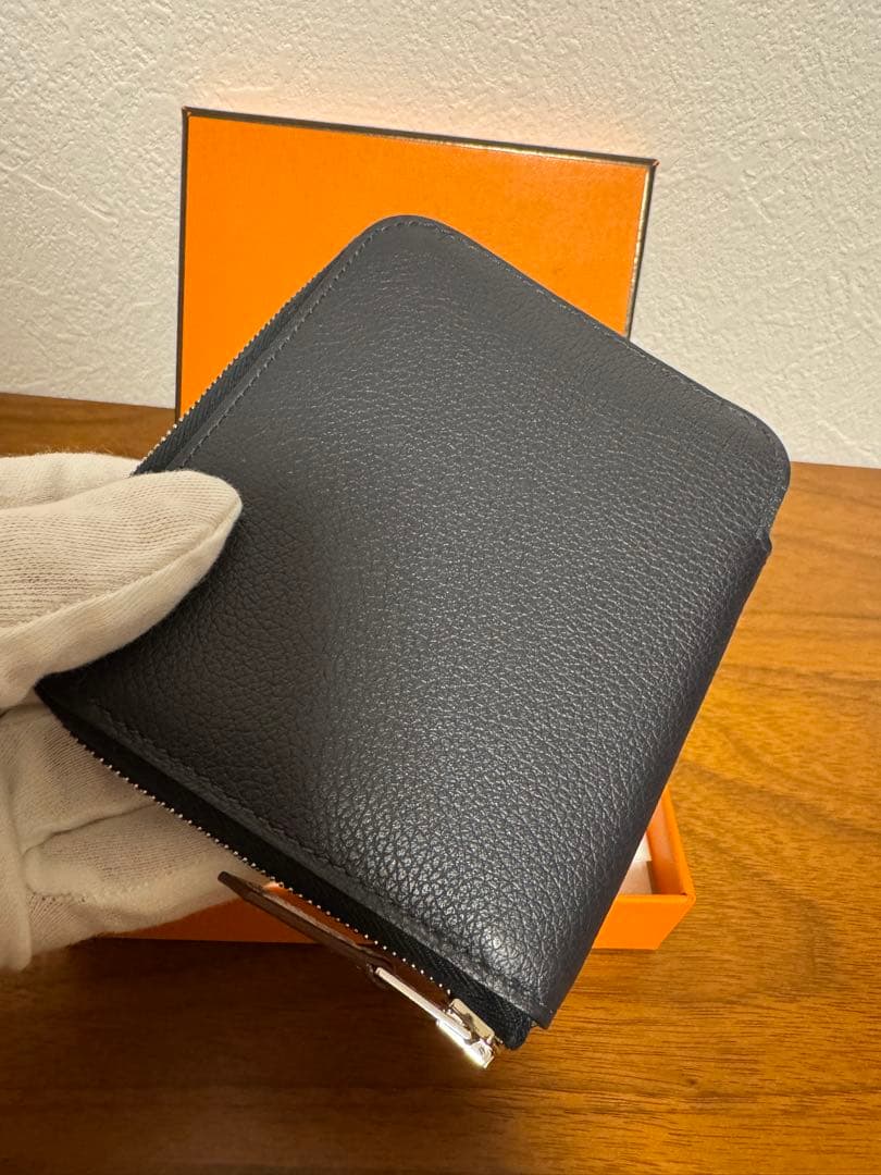 エルメス　シルクインコンパクト　キャバン　ノアール