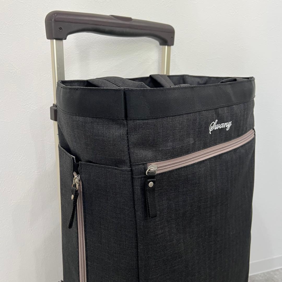 美品 SWANY キャリーバッグ キャンバスキャリーケース 軽量・滑らか