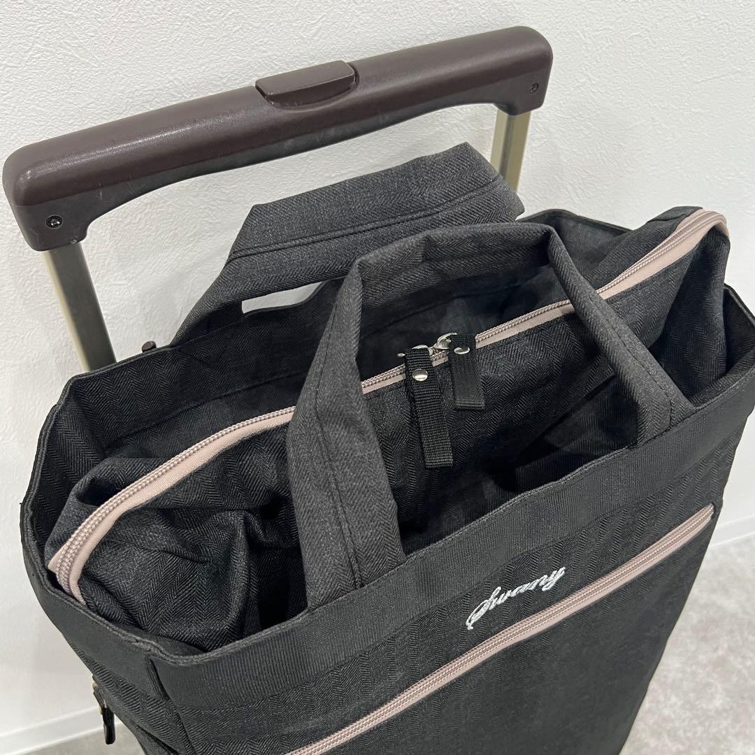 美品 SWANY キャリーバッグ キャンバスキャリーケース 軽量・滑らか