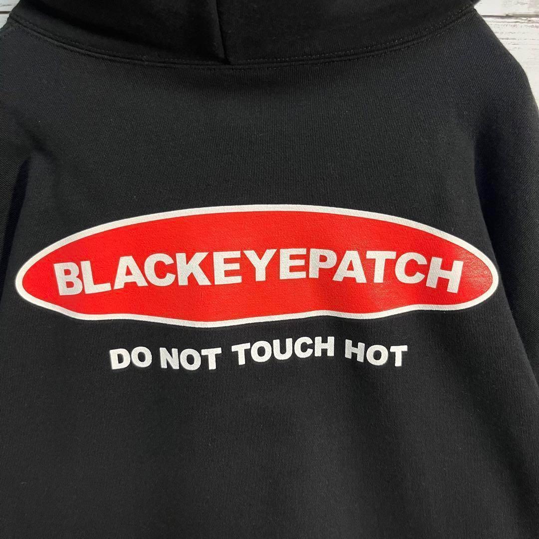 【美品】ブラックアイパッチ DANGER パーカー XL