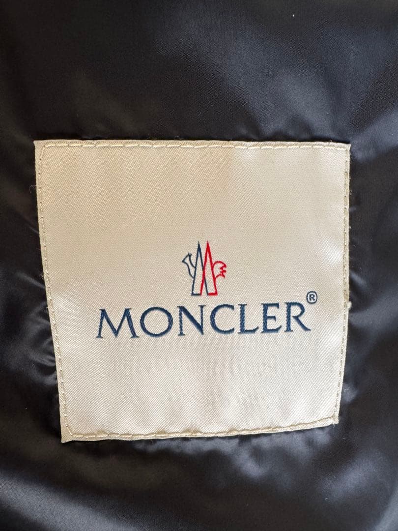 モンクレール ライエRaieショートダウンジャケットブラックサイズ2 巾着袋付き