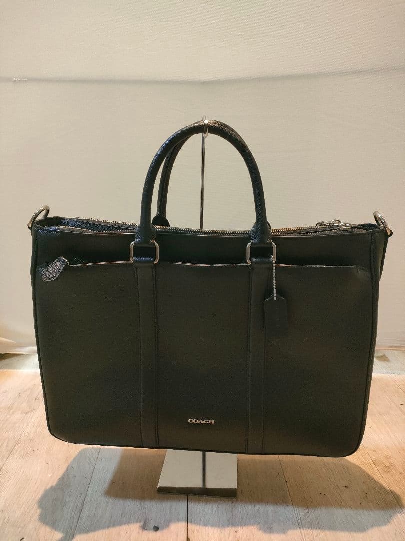 【美品】コーチ　メトロポリタン　F59141 ブラック　サフィアーノレザー