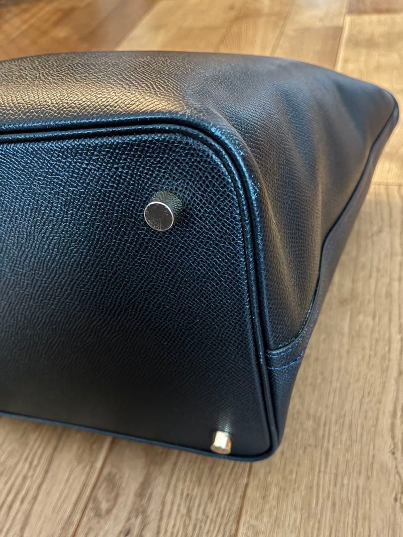 Cisei ＋h レザートートバッグ　ネイビー