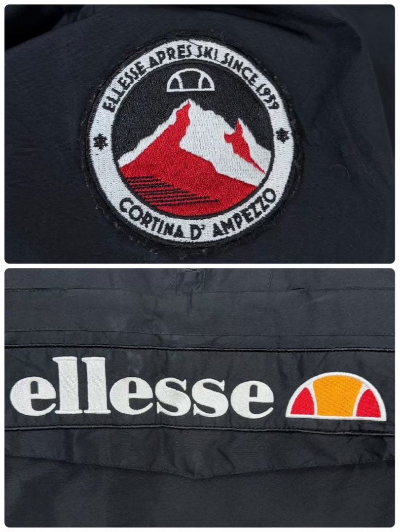 ellesse エレッセ ハーフジップ アノラックパーカー プルオーバー S72