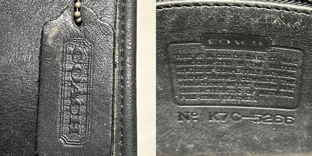 2WAY コーチ グラブタンレザー ビジネスバッグ ブラック B96