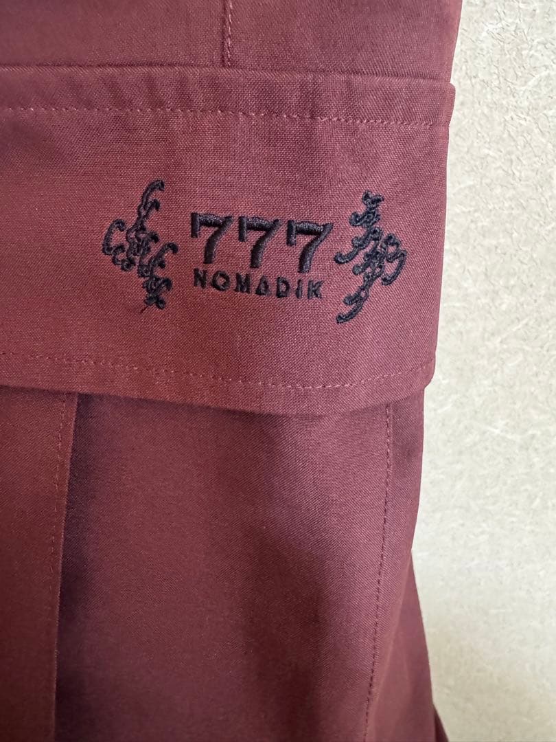 777 PNT NOMADIK ノマディック　バーガンディ パンツ
