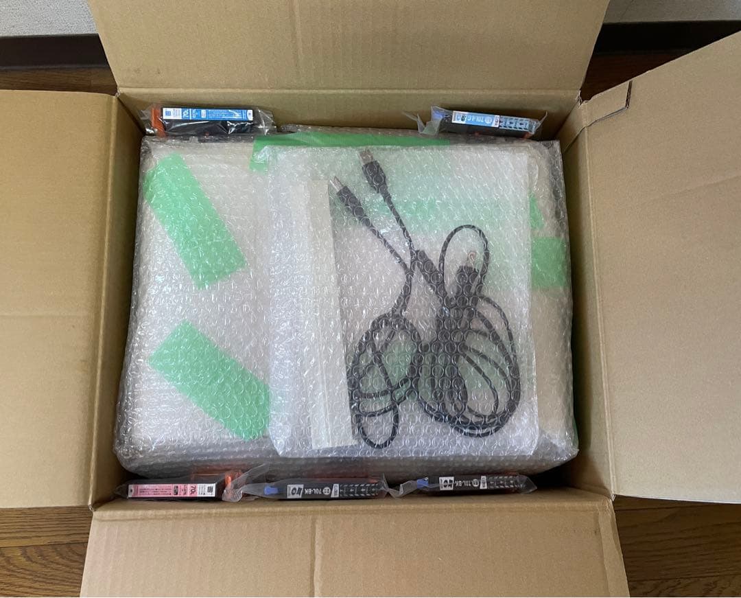 EPSON EP-706A 廃インク吸収パッド限界 ジャンク インク付き