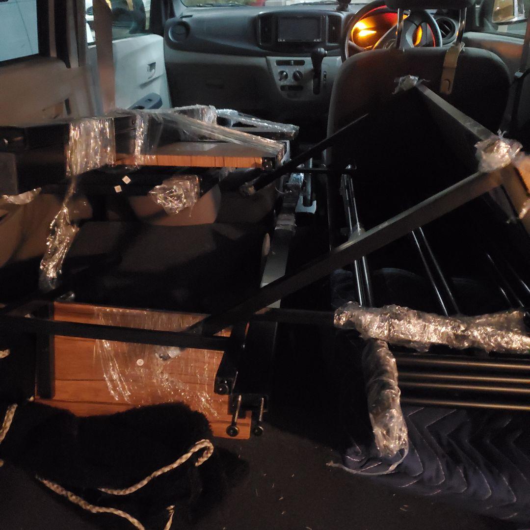 Chic ZONE ロフトベッド シングル パイプベッド デスク付き