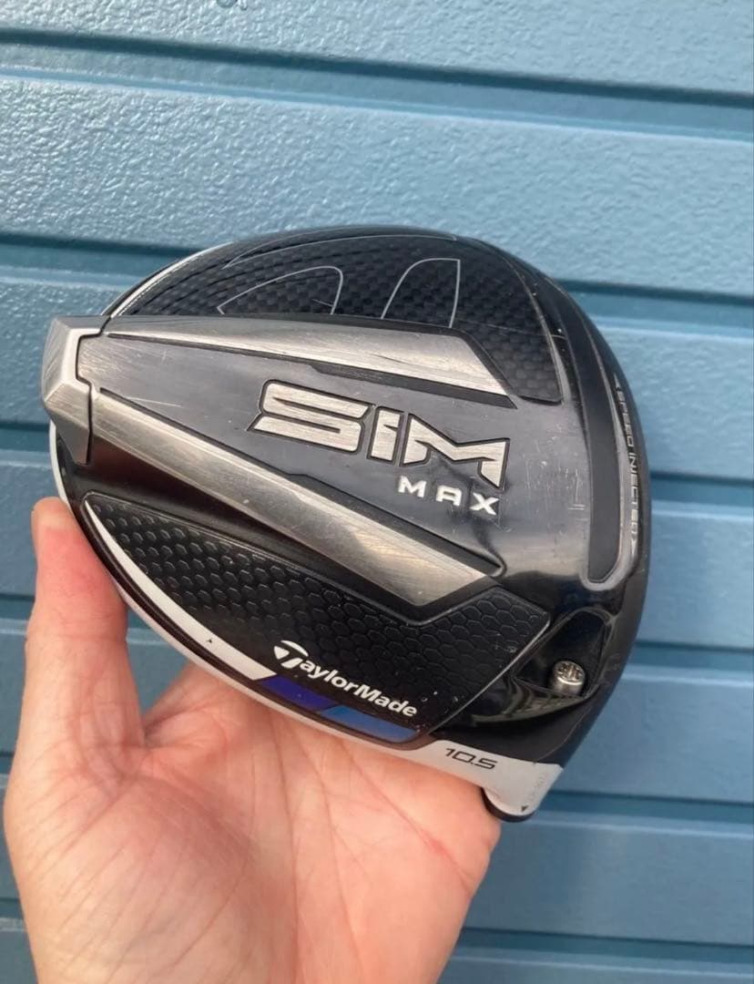テーラーメイド SIM MAX ドライバーヘッド10.5度　ヘッドカバー付き