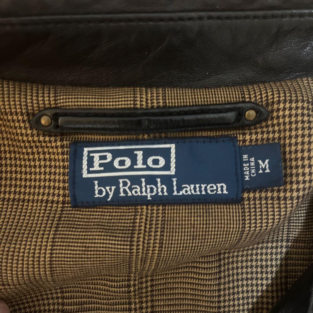 【Ralph Lauren】美品 LAMBSKIN LEATHER JACKET