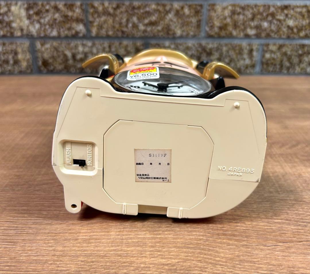 昭和レトロ 信玄くん 将軍 おしゃべり 目覚まし時計 シチズン 置き時計 日本製