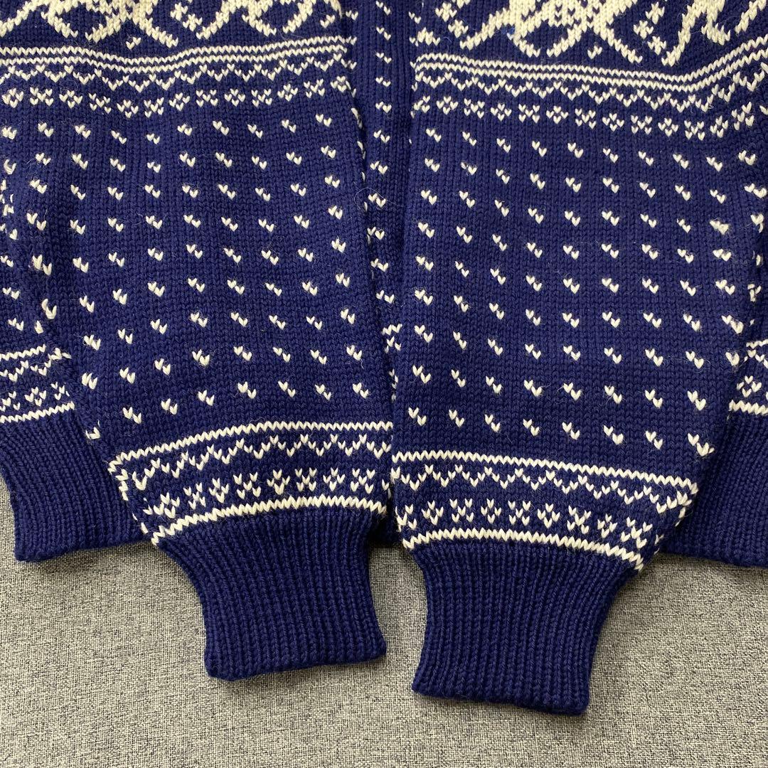 N434◯ 新品 DALEOFNORWAY ノルディック柄 ニット L