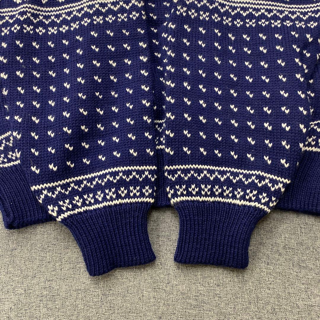 N434◯ 新品 DALEOFNORWAY ノルディック柄 ニット L