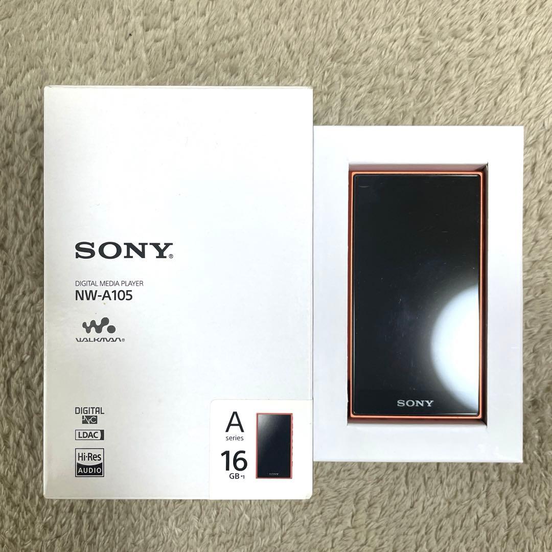SONY NW-A105 デジタルオーディオプレーヤー 16GB オレンジ