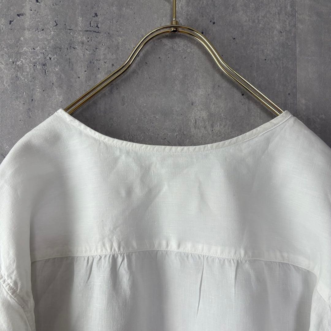 MITTAN ミタン 大麻ワイドシャツ SH-98 白 2 ユニセックス　ヘンプ