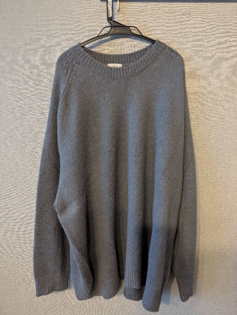 URU(ウル)/CREW NECK KNIT/Gray