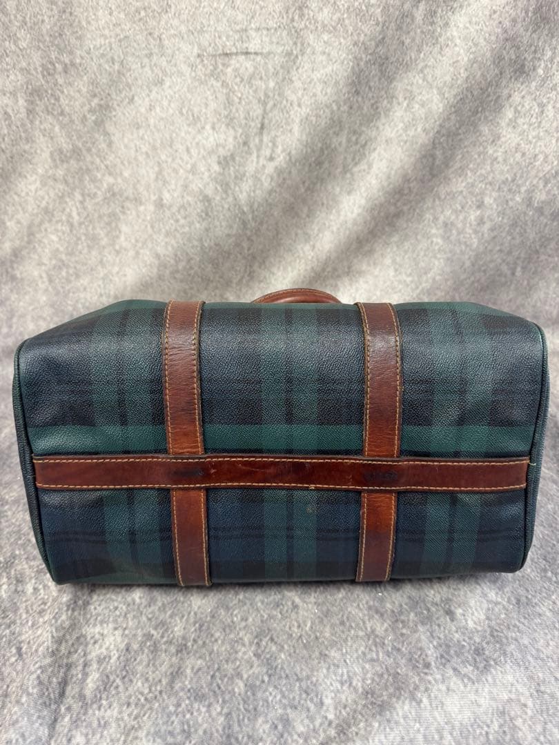 ポロラルフローレン チェック ボストンバッグ 旅行 ビンテージ