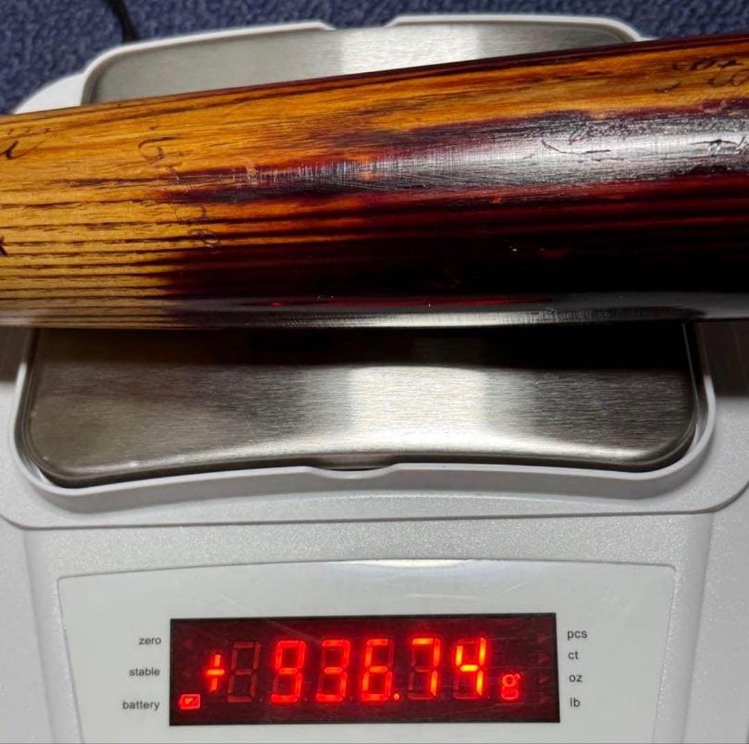 【希少品】ジュン・イシイ製 硬式用圧縮バット／王貞治選手／使用モデル