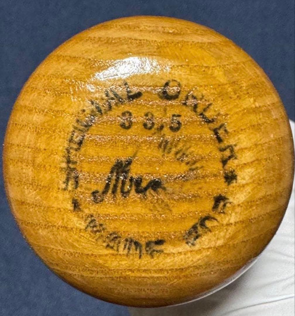 【希少品】ジュン・イシイ製 硬式用圧縮バット／王貞治選手／使用モデル