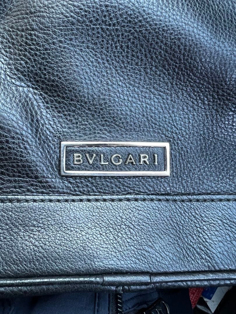 BVLGARI ブルガリ 本革 レザー ビジネスバッグ ブリーフケース メンズ