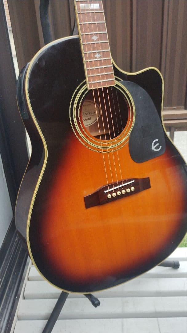 美品 トップ単板！ Epiphone AJ-18SCE VSB プリアンプ搭載