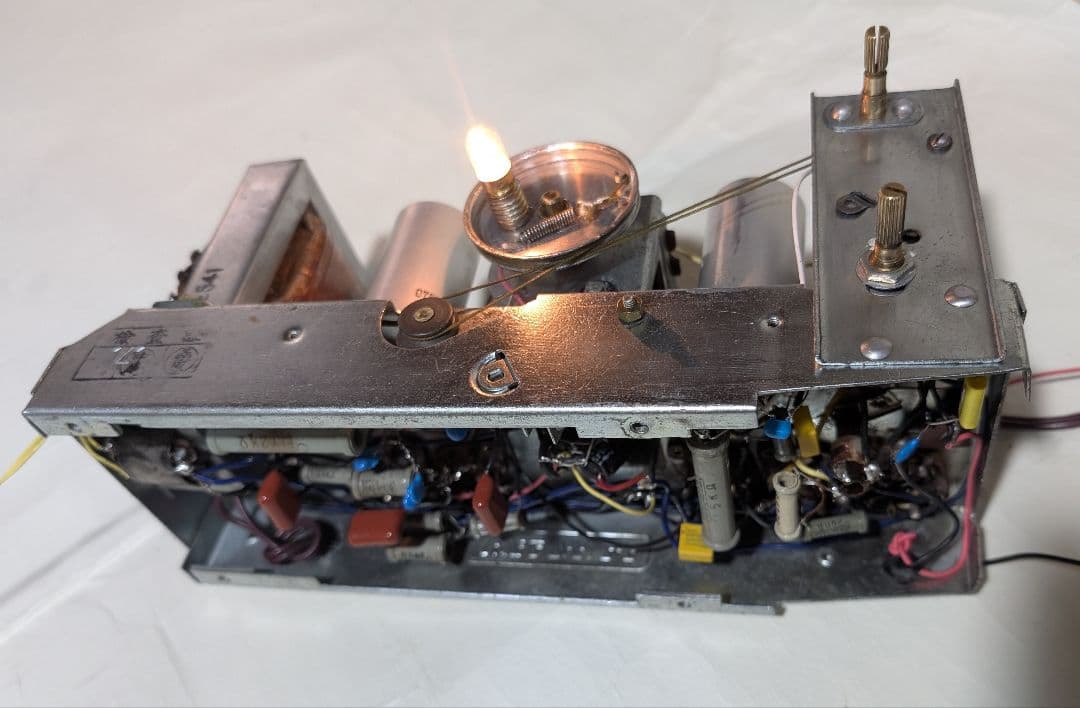 ナショナル　昭和レトロ真空管ラジオ　DX-370　bluetooth、トランス付