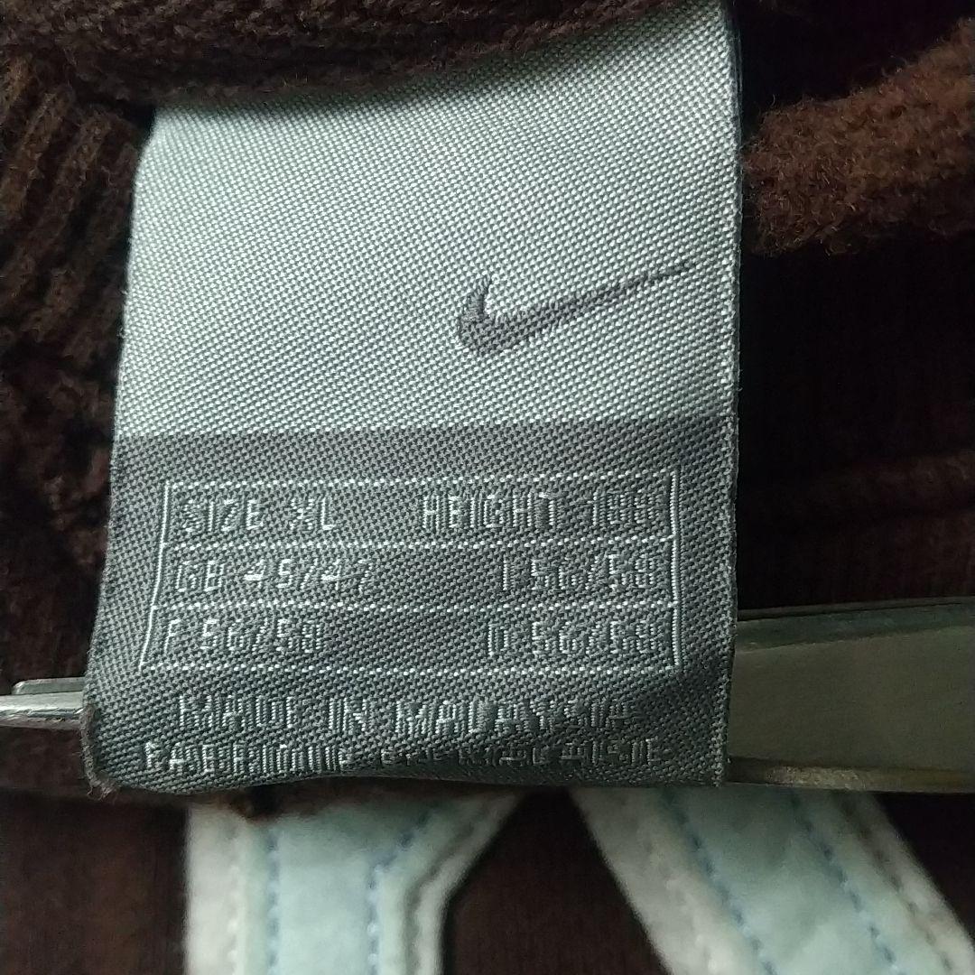 希少サイズ☆ナイキ 刺繍 センターロゴ アーチロゴ スウェット XL ブラウン