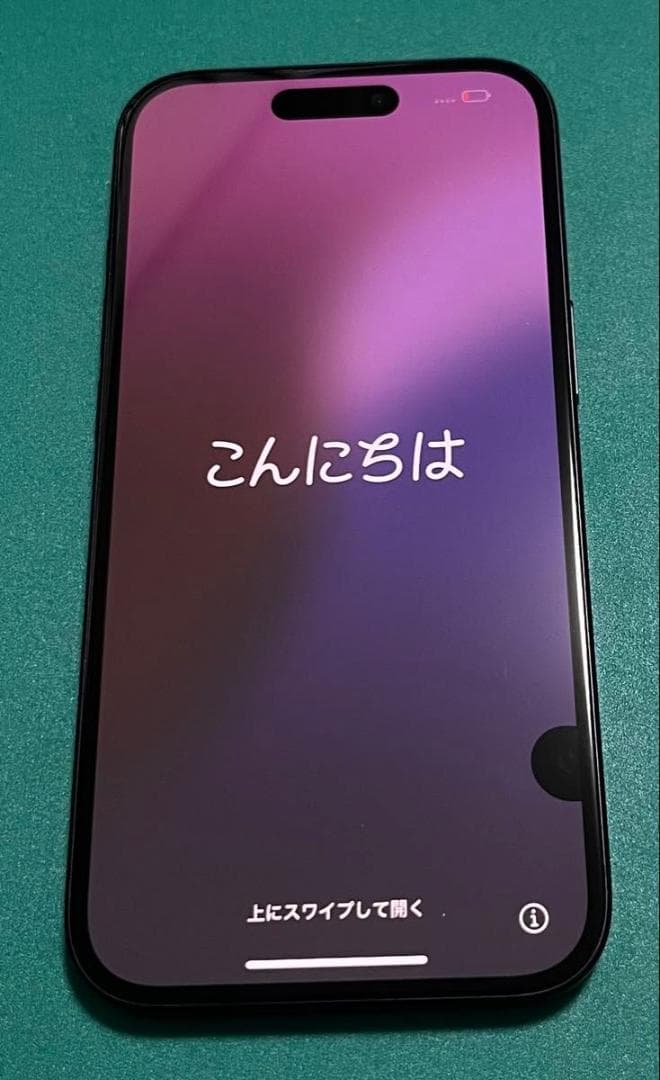 iPhone 15 ブラック 128 バッテリー100%【訳あり】 ①
