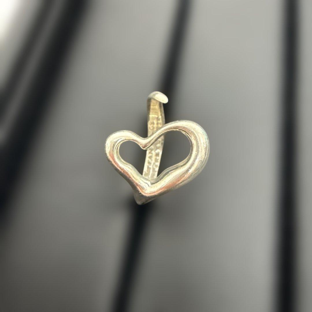 Tiffany & Co. シルバー ハート型オープンリング