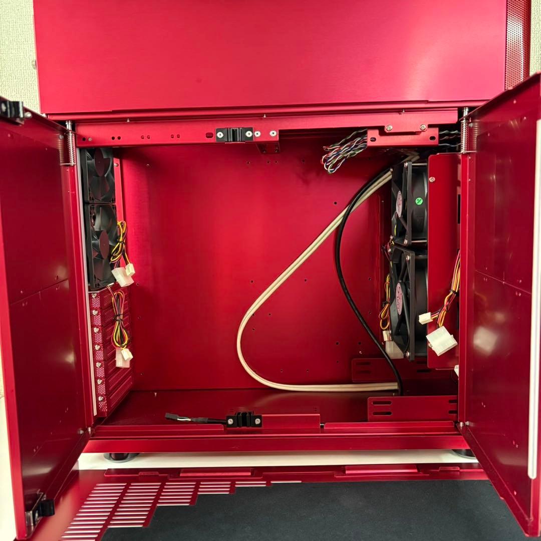 星野金属　Windy ウィンディ　PCケース　ALCADIA 赤　レッド　アルミ