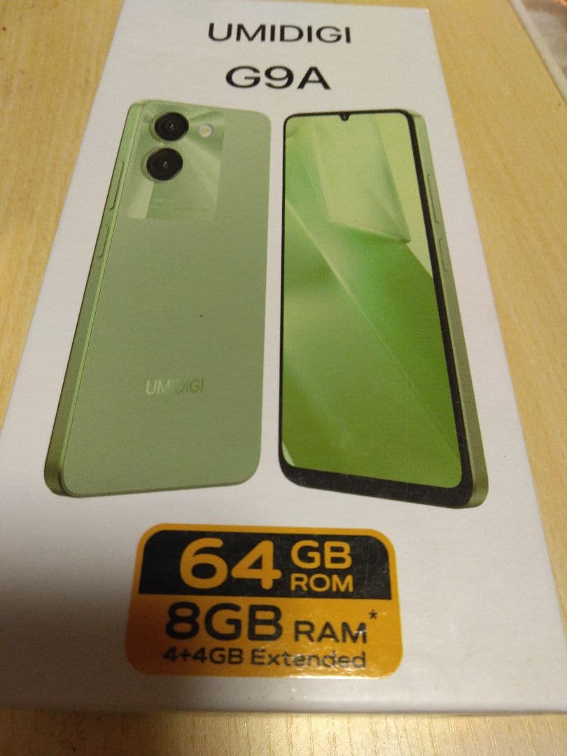 UMIDIGI G9A スマートフォン 本体　グリーン　64GB