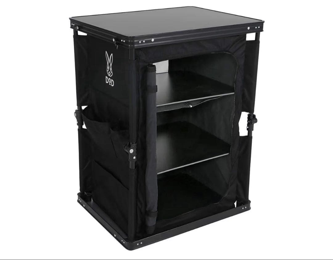 DOD マルチキッチンテーブル　黒　ブラック　折りたたみ　キャンプ