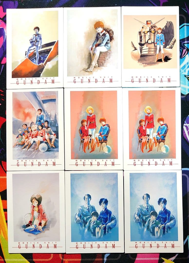 【A710】機動戦士ガンダム カードダスマスターズ 初版 9枚 まとめ売りセット