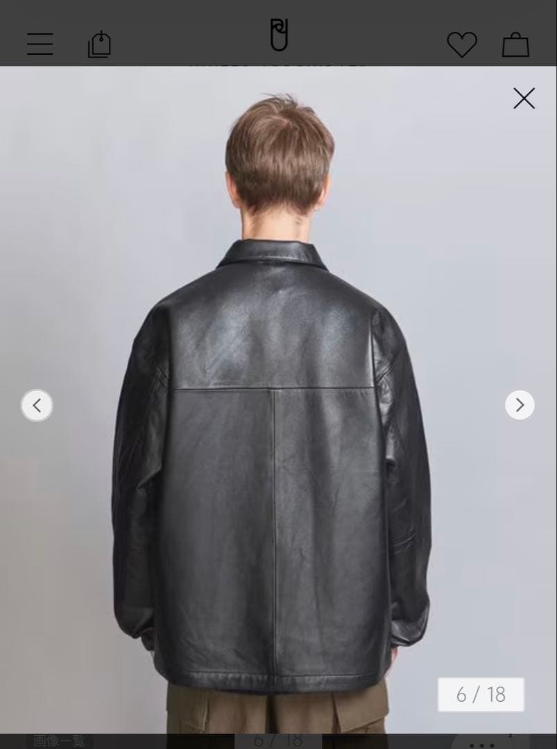 ユナイテッドアローズ　コーチラムレザージャケット