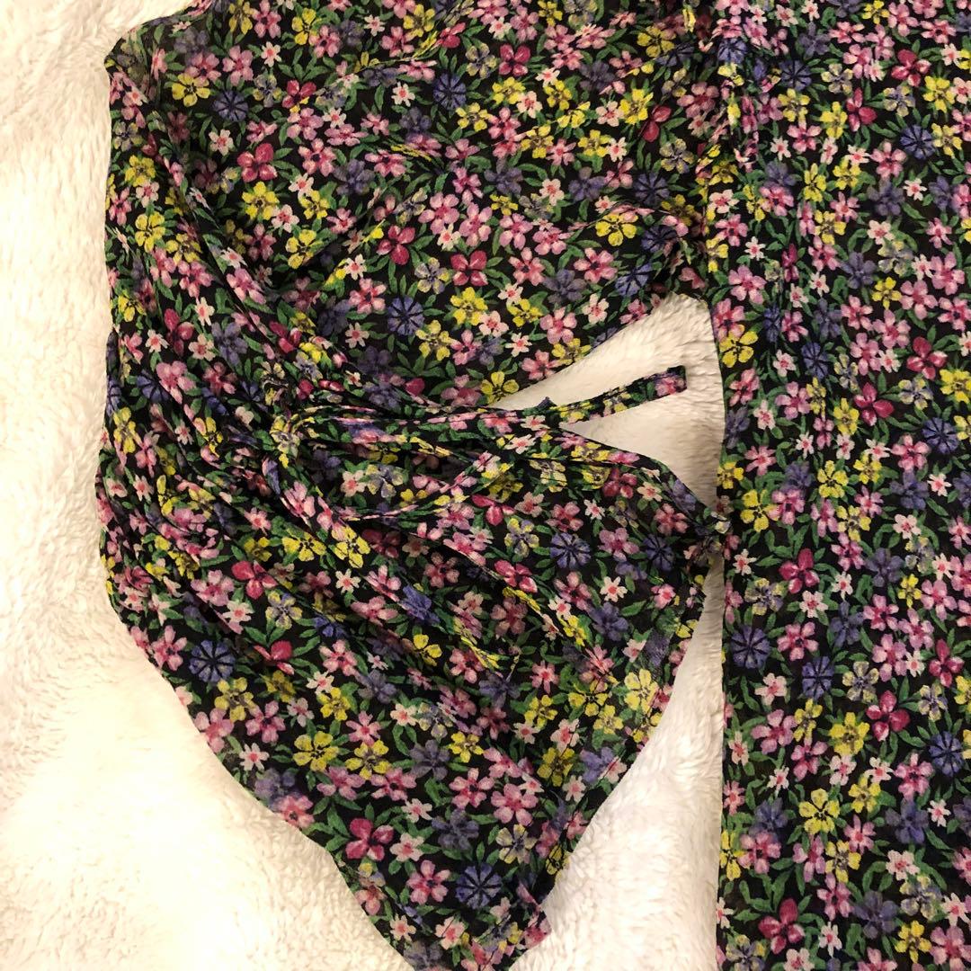 ルールロジェットleur logette シルク フラワープリント ブラウス