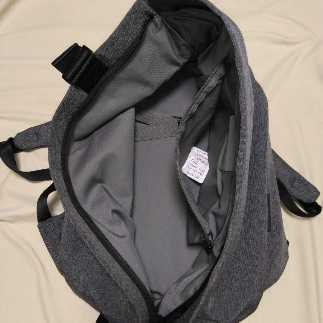 美品côte&ciel イザール ISAR　L　リュック バックパック グレー