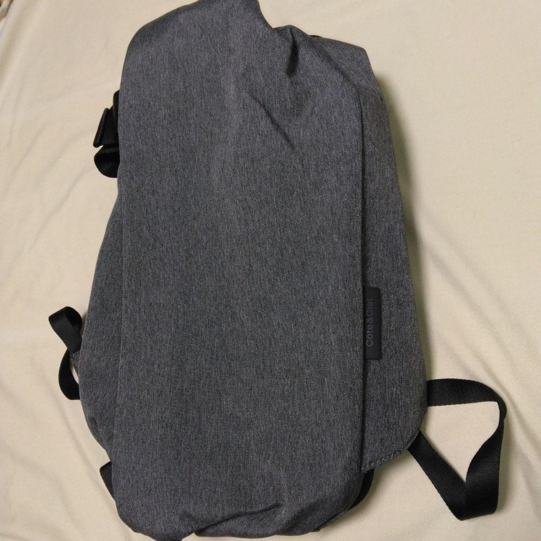 美品côte&ciel イザール ISAR　L　リュック バックパック グレー